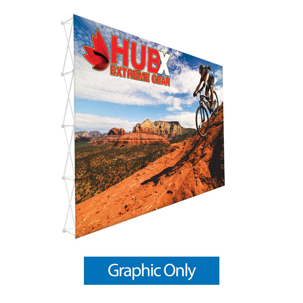 15 x 10 ft. RPL Fabric Pop Up Display Straight — Graphic Only / No Endcaps